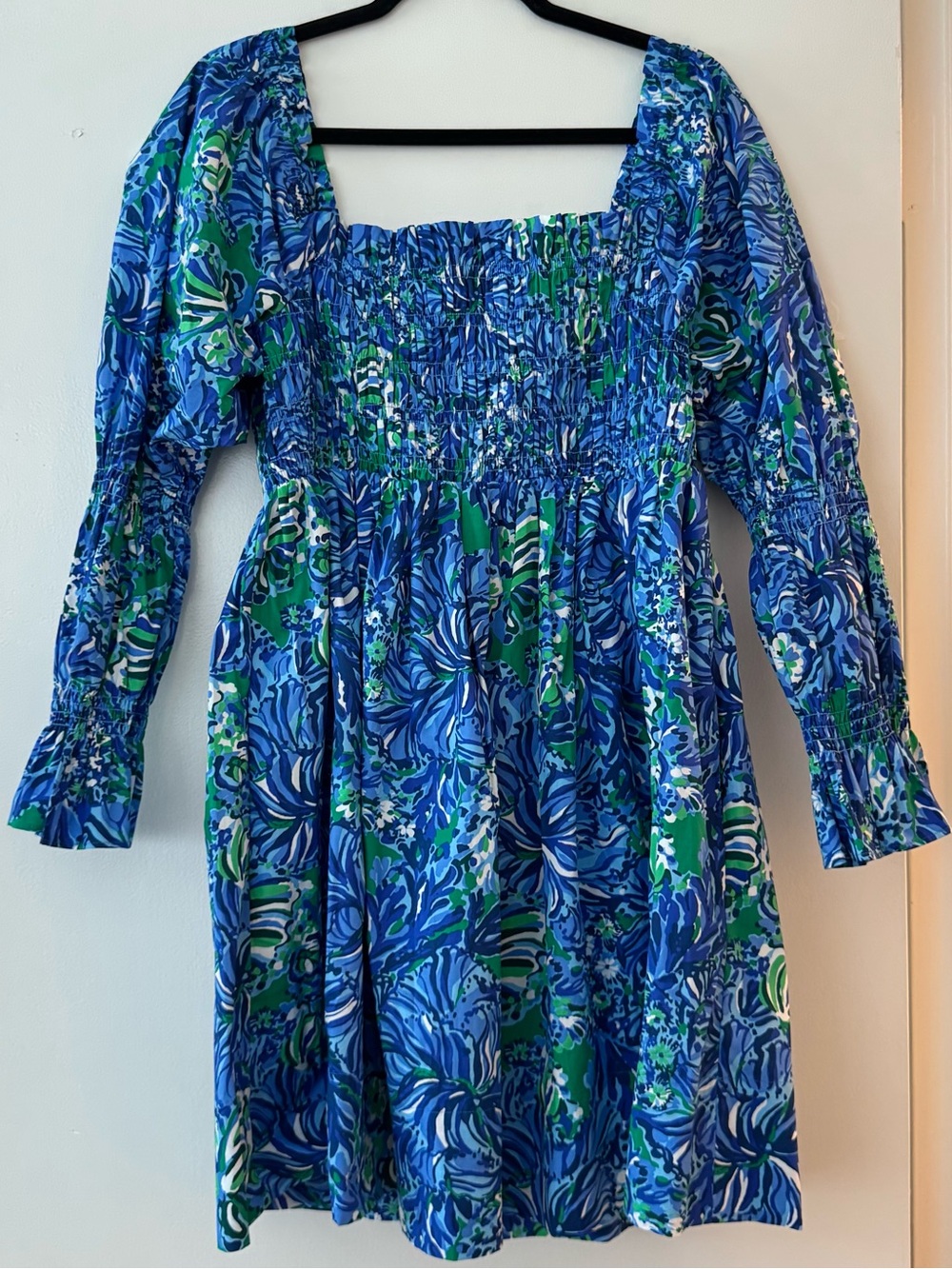 Lilly Pulitzer Beyonca Baby Doll Dress in Abaco Blue - Picture 2 of 8